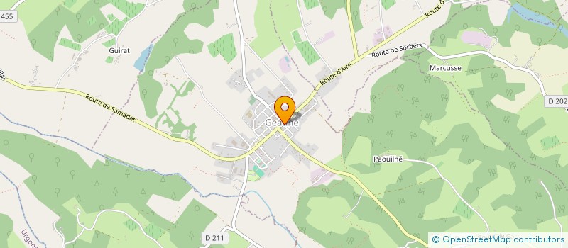 localisation de l'entreprise SCI D'HERECHOU  GEAUNE