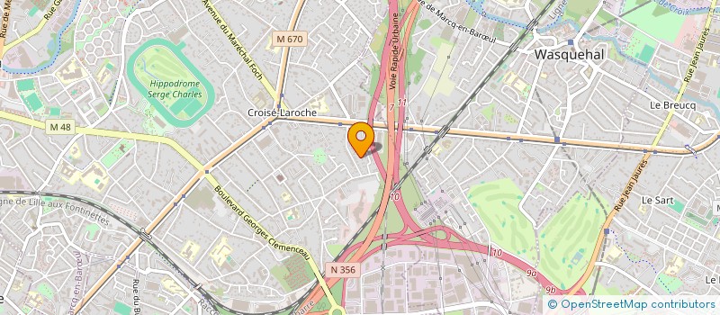 localisation de l'entreprise SCI D'HERMARCK à MARCQ-EN-BARŒUL