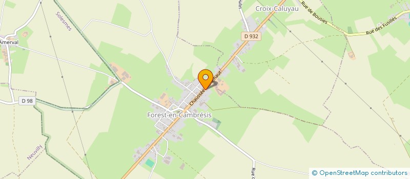 localisation de l'entreprise SCI D'HERPIES  BOUSIES