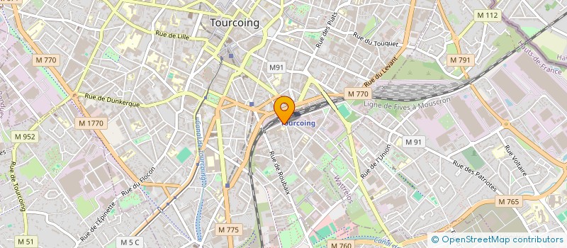 localisation de l'entreprise SCI D'HONDSCHOOTE  TOURCOING