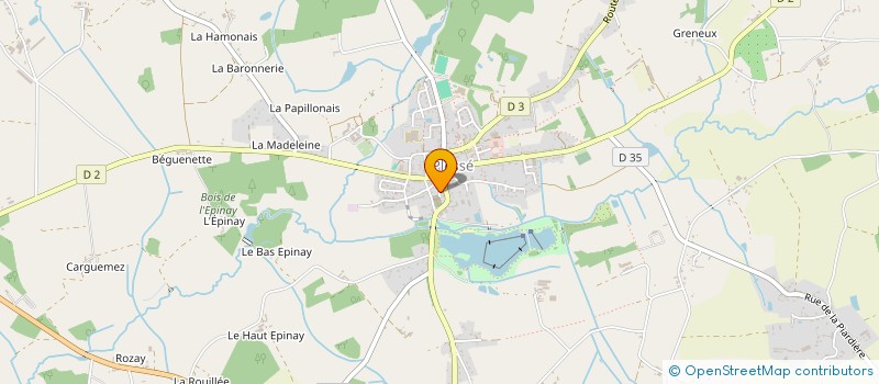 localisation de l'entreprise SCI D'HORUS  PLESSE