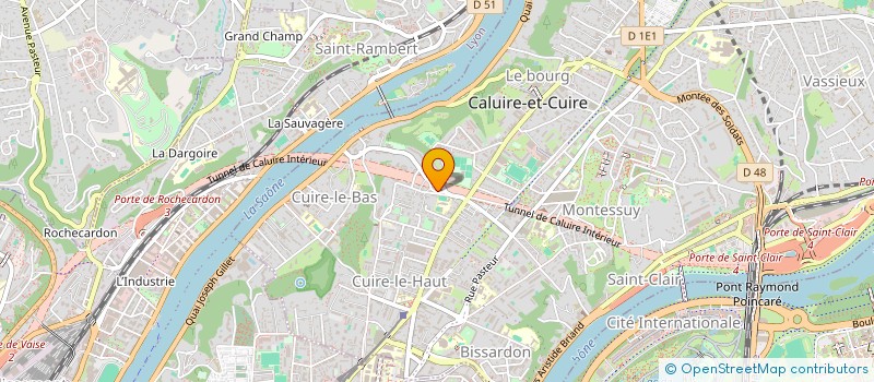 localisation de l'entreprise SCI D HOUCHES  CALUIRE-ET-CUIRE