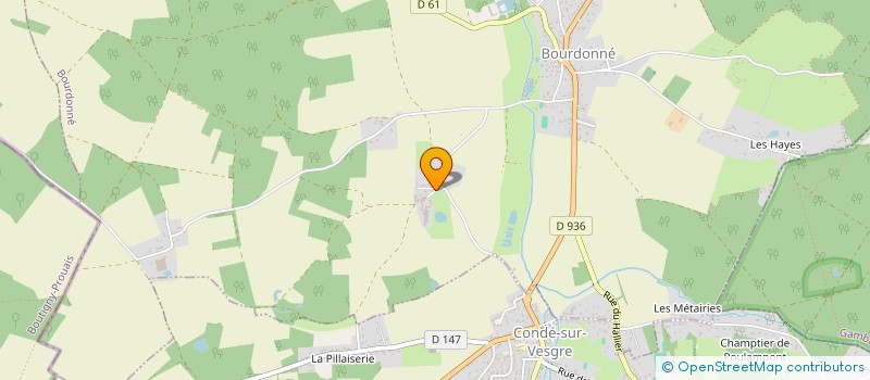 localisation de l'entreprise SCI D'HOUELLE  BOURDONNE