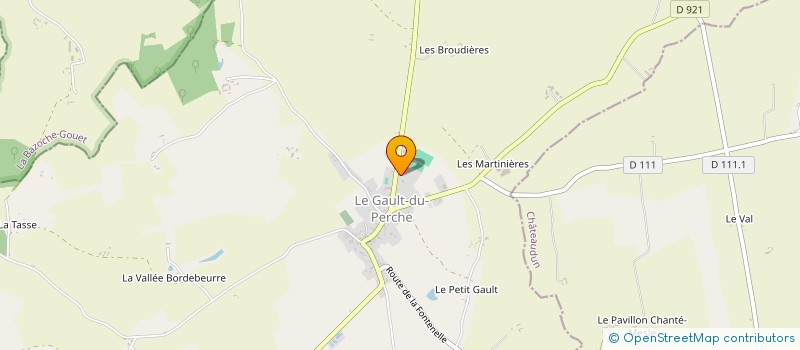 localisation de l'entreprise SCI D'HUGO  LE GAULT-DU-PERCHE