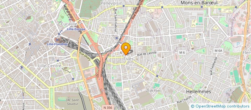 localisation de l'entreprise SCI D'HURIONVILLE à LILLE