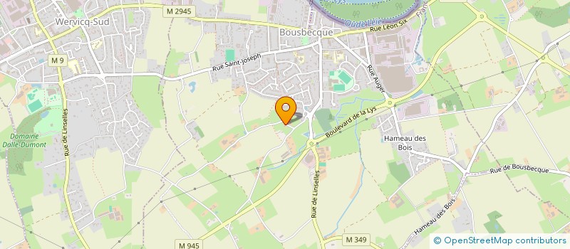 localisation de l'entreprise SCI D'ICI ON VOIT LES MEUH  BOUSBECQUE