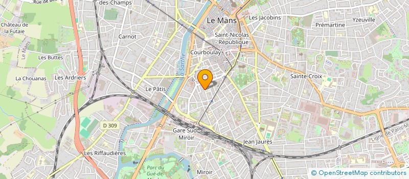 localisation de l'entreprise SCI D IENA  LE MANS