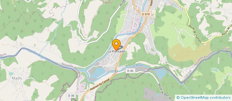 localisation de l'entreprise SCI D'IGNAZIO  BORT-LES-ORGUES