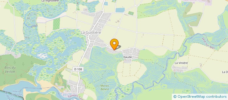 localisation de l'entreprise SCI D'ILAUDE  TALMONT-SAINT-HILAIRE