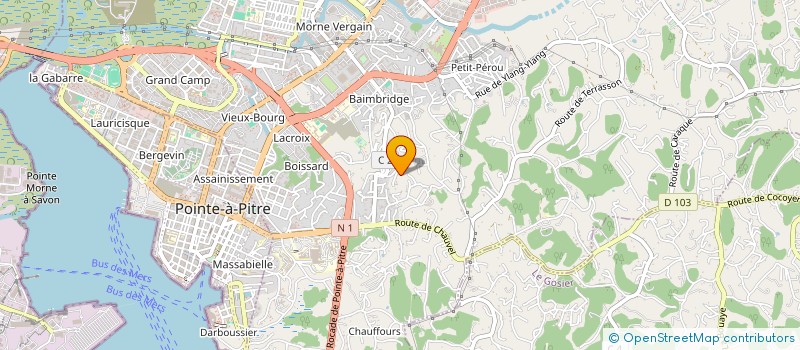 localisation de l'entreprise SCI D ILE EN ILES à LES ABYMES