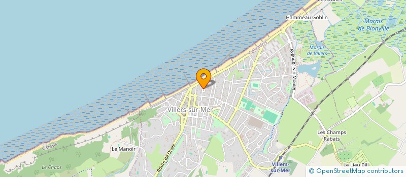 localisation de l'entreprise SCI D ILLINS  VILLERS-SUR-MER