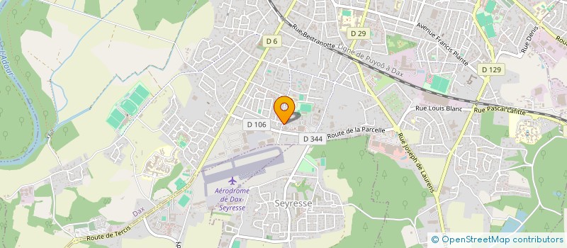 localisation de l'entreprise SCI D IMAGERIE DACQUOISE à DAX