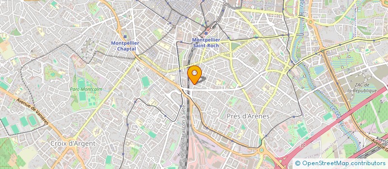 localisation de l'entreprise SCI D INVESTISSEMENT à MONTPELLIER