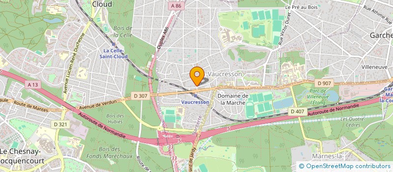 localisation de l'entreprise SCI D'INVESTISSEMENT H.A.P à VAUCRESSON
