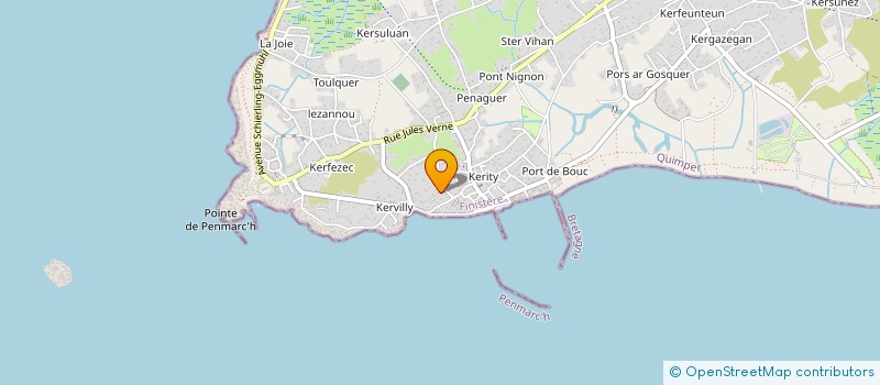 localisation de l'entreprise SCI D'INVESTISSEMENT LES CHENES  PENMARCH