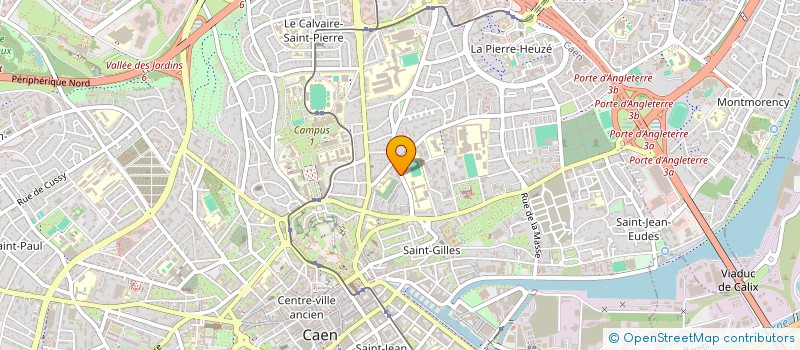 localisation de l'entreprise SCI D'INVESTISSEMENT ROCHAMBEAU à CAEN