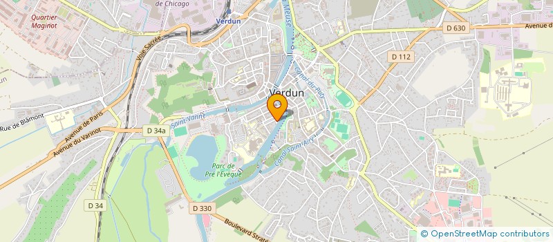 localisation de l'entreprise SCI D'ISLY à VERDUN