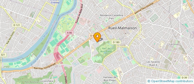 localisation de l'entreprise SCI D'ISSY à RUEIL-MALMAISON