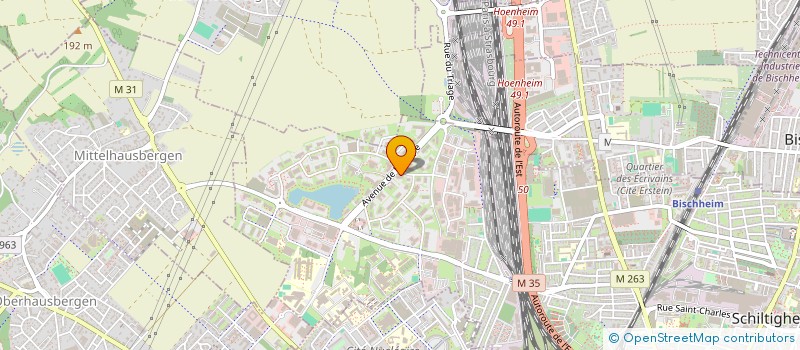 localisation de l'entreprise SCI D'ISTRIA  SCHILTIGHEIM