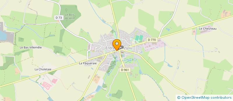 localisation de l'entreprise SCI D'ISY  ERDRE-EN-ANJOU