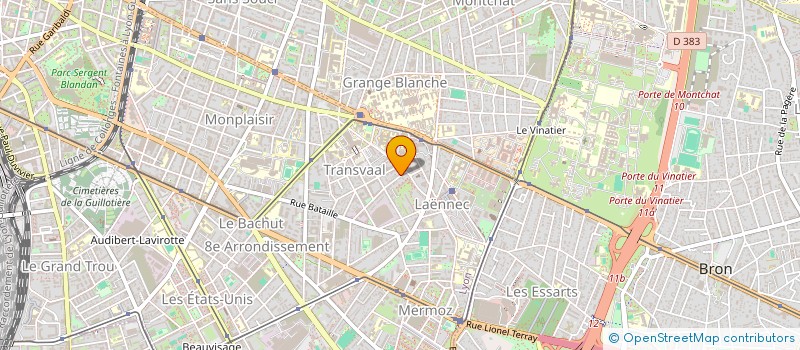 localisation de l'entreprise SCI D.J.L.C  LYON