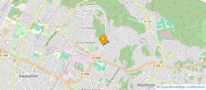 localisation de l'entreprise SCI D.J.R.P.J  SOISY-SOUS-MONTMORENCY