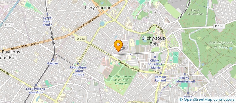 localisation de l'entreprise SCI D.JA  LIVRY-GARGAN