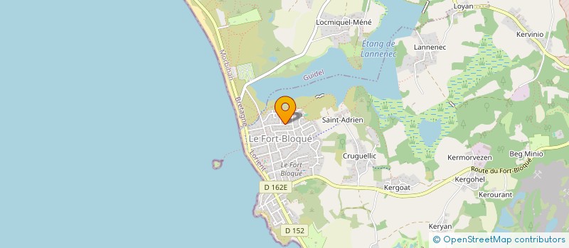 localisation de l'entreprise SCI D'JAMIL à PLOEMEUR