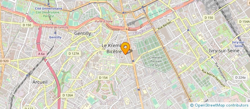 localisation de l'entreprise SCI D'JAMNE à LE KREMLIN-BICETRE