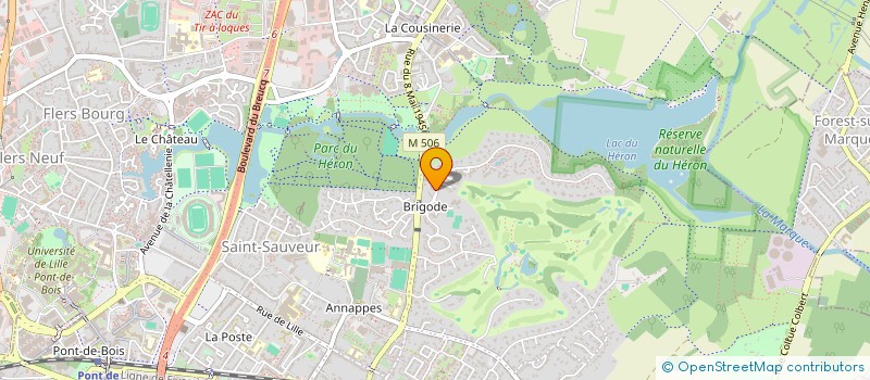 localisation de l'entreprise SCI D.K à VILLENEUVE-D'ASCQ