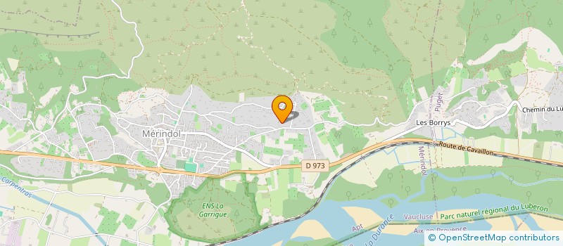 localisation de l'entreprise SCI D&K  MERINDOL