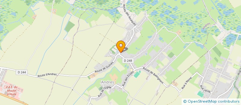 localisation de l'entreprise SCI D&K  ANDRES