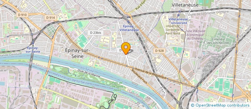 localisation de l'entreprise SCI D.K IMO à EPINAY-SUR-SEINE