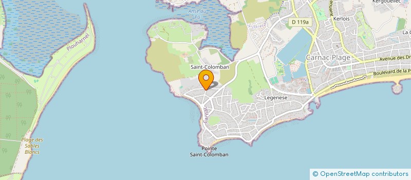 localisation de l'entreprise SCI D K J  CARNAC