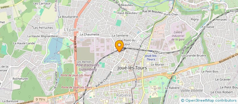 localisation de l'entreprise SCI D.L.A. à JOUE-LES-TOURS