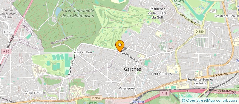 localisation de l'entreprise SCI D.L.C.P. à GARCHES