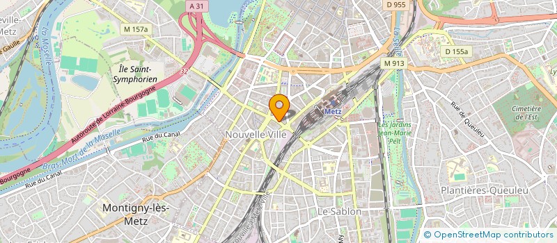 localisation de l'entreprise SCI D.L. FELIX MARECHAL  METZ