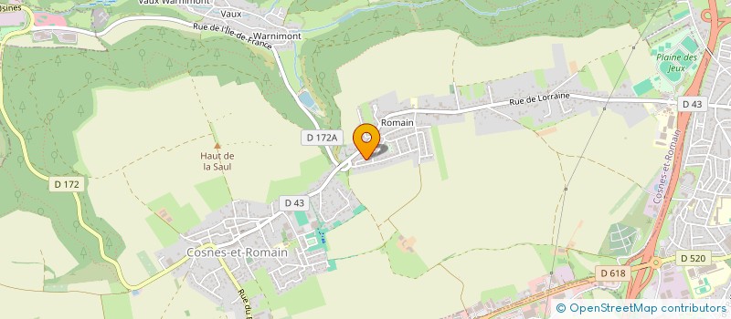 localisation de l'entreprise SCI D.L INVESTISSEMENT  COSNES-ET-ROMAIN