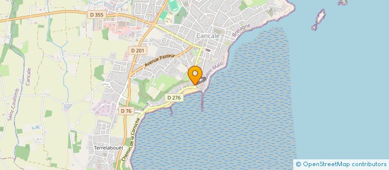 localisation de l'entreprise SCI D.L.J.  CANCALE