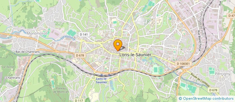 localisation de l'entreprise SCI  D L N IMMO 3  LONS-LE-SAUNIER