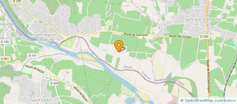 localisation de l'entreprise SCI D L P  BOURG-SAINT-ANDEOL