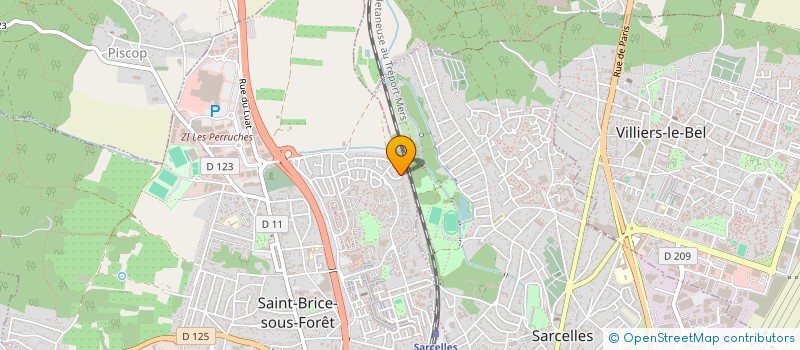 localisation de l'entreprise SCI D.L.S. 5 à SAINT-BRICE-SOUS-FORET