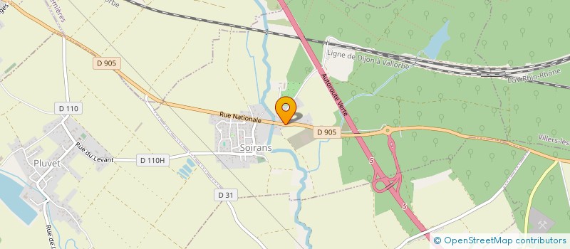 localisation de l'entreprise SCI D'LYZ  SOIRANS