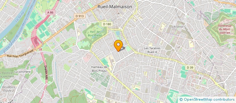 localisation de l'entreprise SCI D.M à RUEIL-MALMAISON