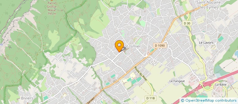 localisation de l'entreprise SCI D.M.B.M.  SAINT-ISMIER