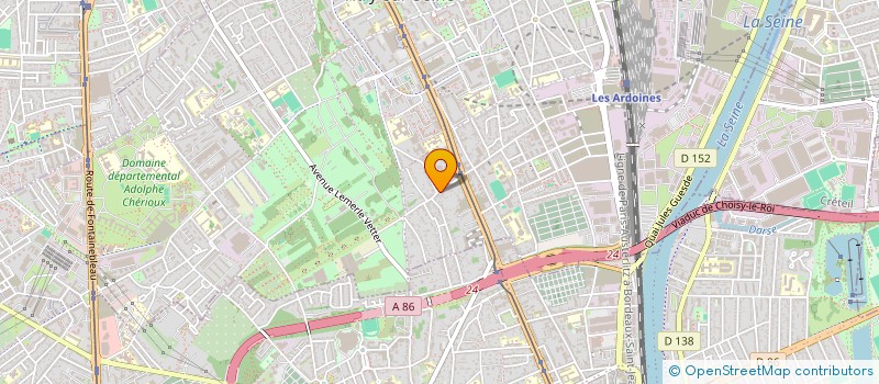 localisation de l'entreprise SCI D M D  VITRY-SUR-SEINE