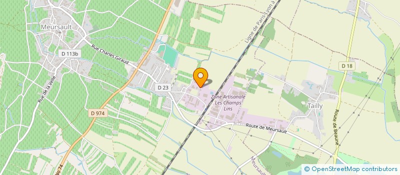 localisation de l'entreprise SCI D.M.F.A.  MEURSAULT