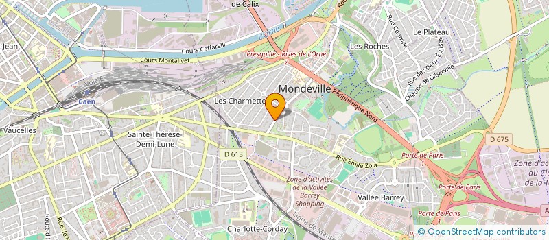 localisation de l'entreprise SCI D M G à MONDEVILLE