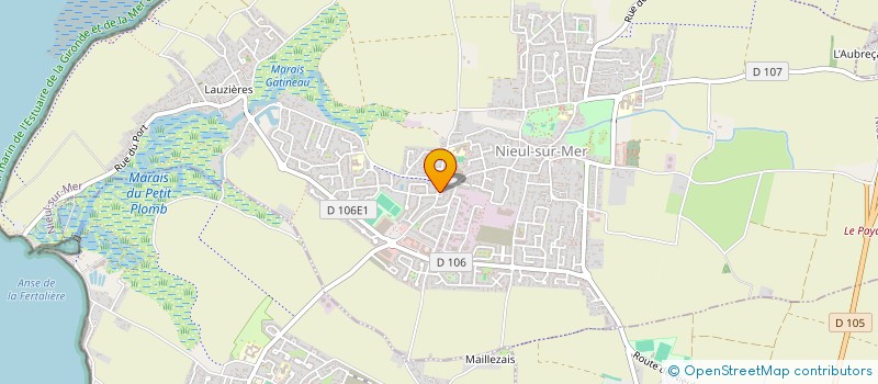 localisation de l'entreprise SCI D.M.N.C DE MOL-NIOX-CHATEAU  NIEUL-SUR-MER