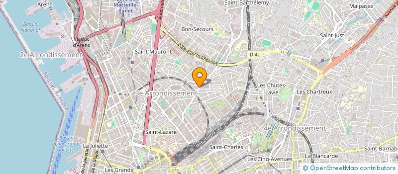 localisation de l'entreprise SCI D.M.P. à MARSEILLE